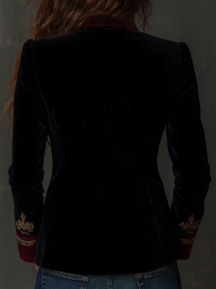 Baroque Velvet Blazer
