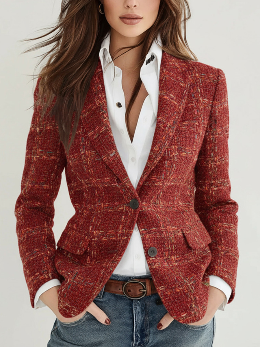 Plaid Blazer