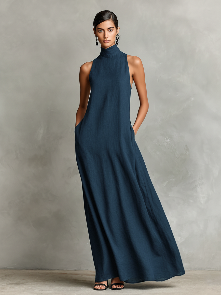 Linen Maxi Dress