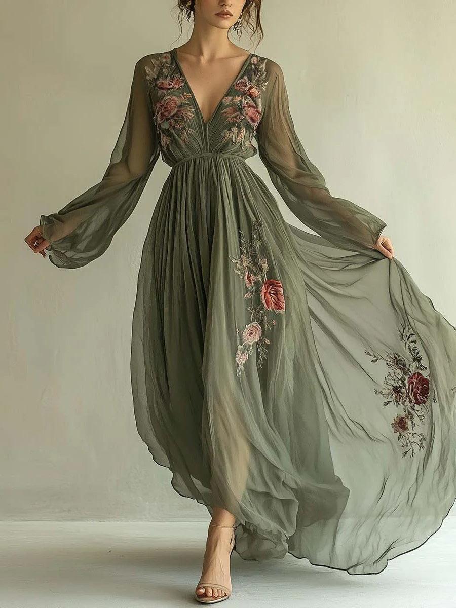 Laurelle Chiffon Dress