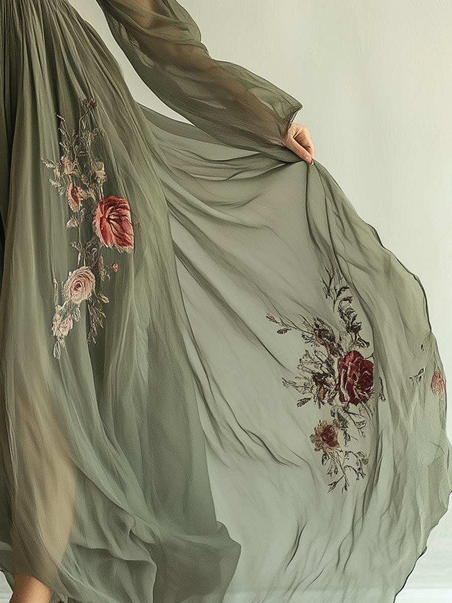 Laurelle Chiffon Dress