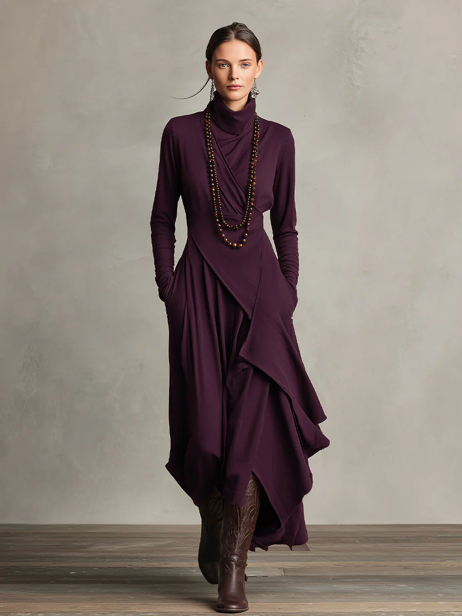 Draped Maxi Dress