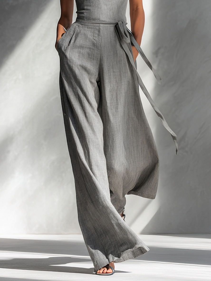 Linen Blend Jumpsuit