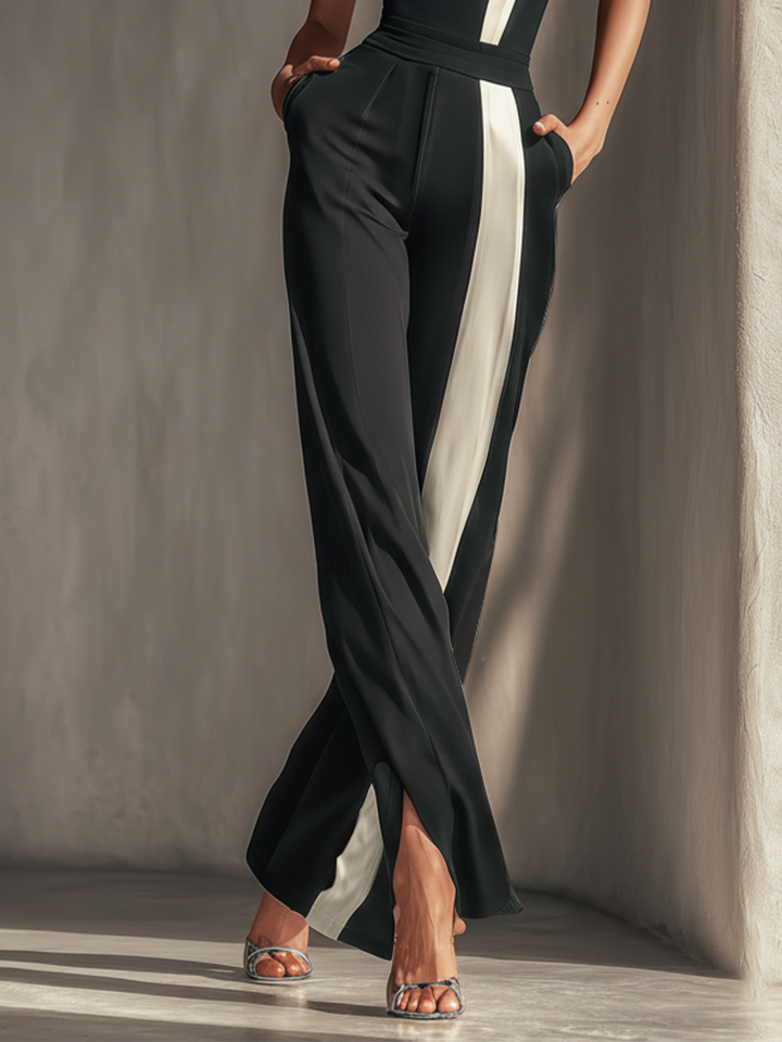 Black Strapless Jumpsuit