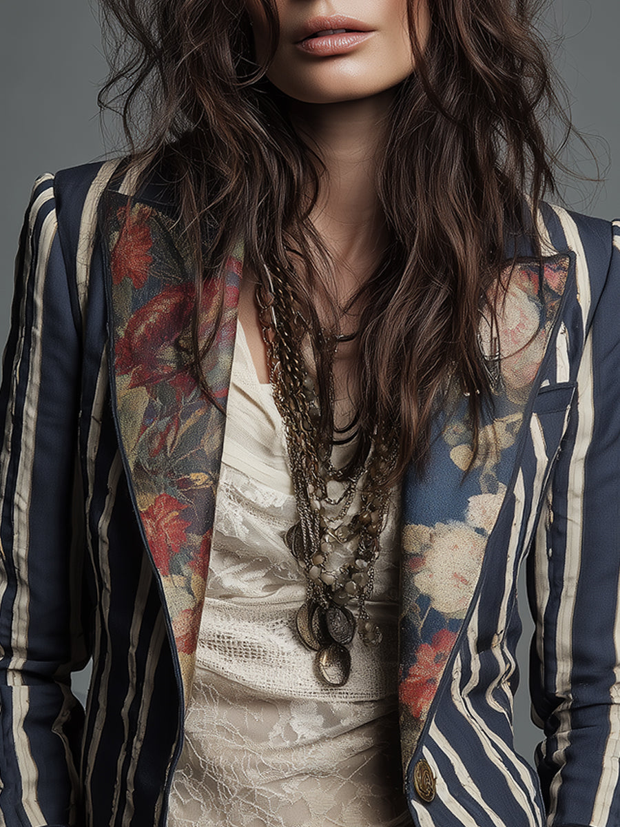 Floral Blazer