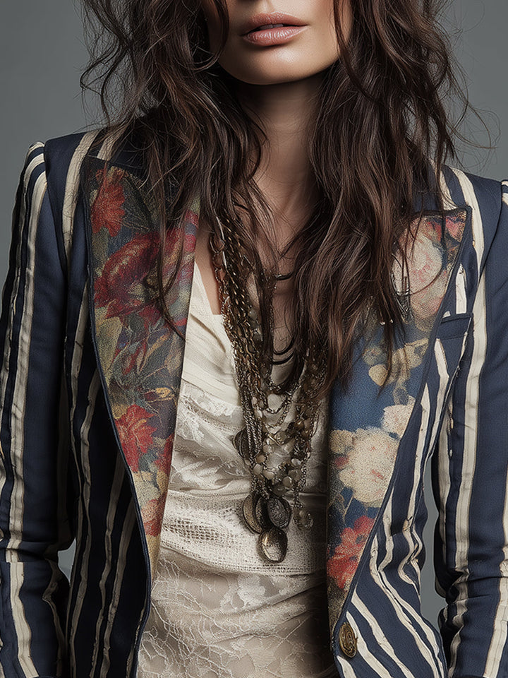 Floral Blazer