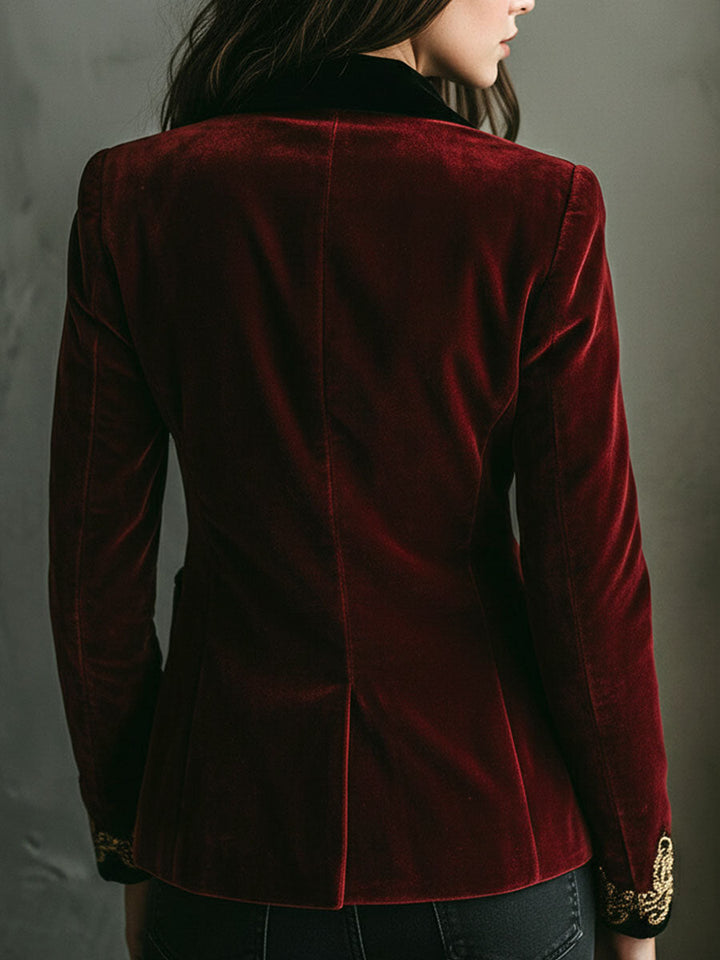 Black Velvet Blazer