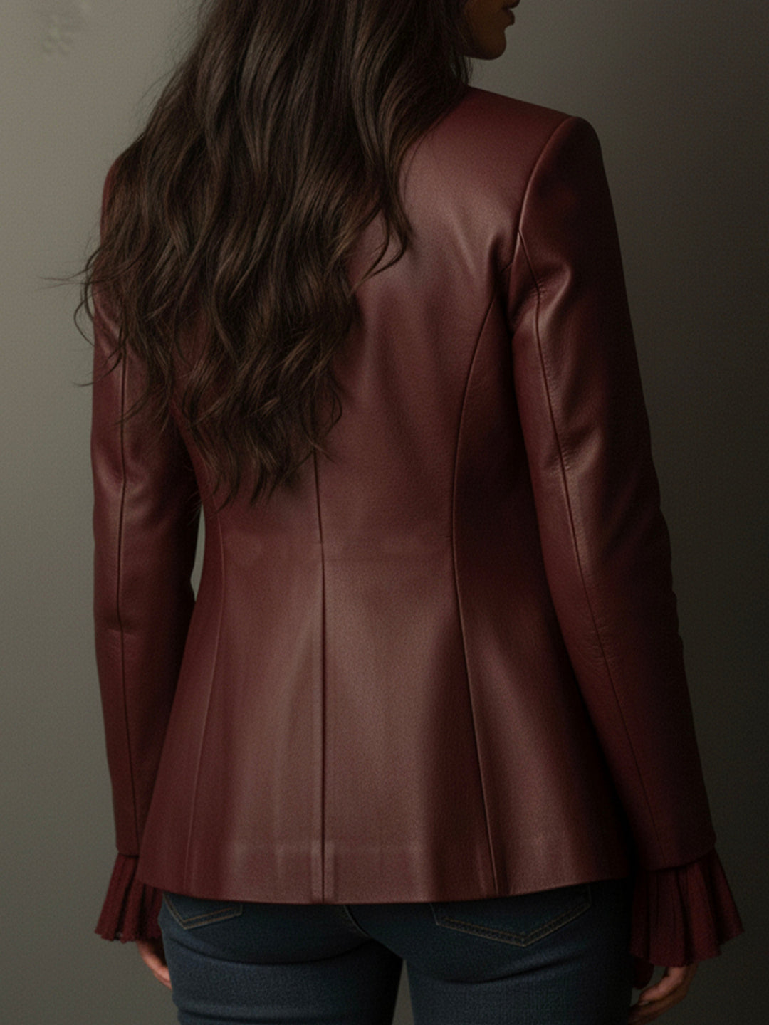Burgundy Blazer