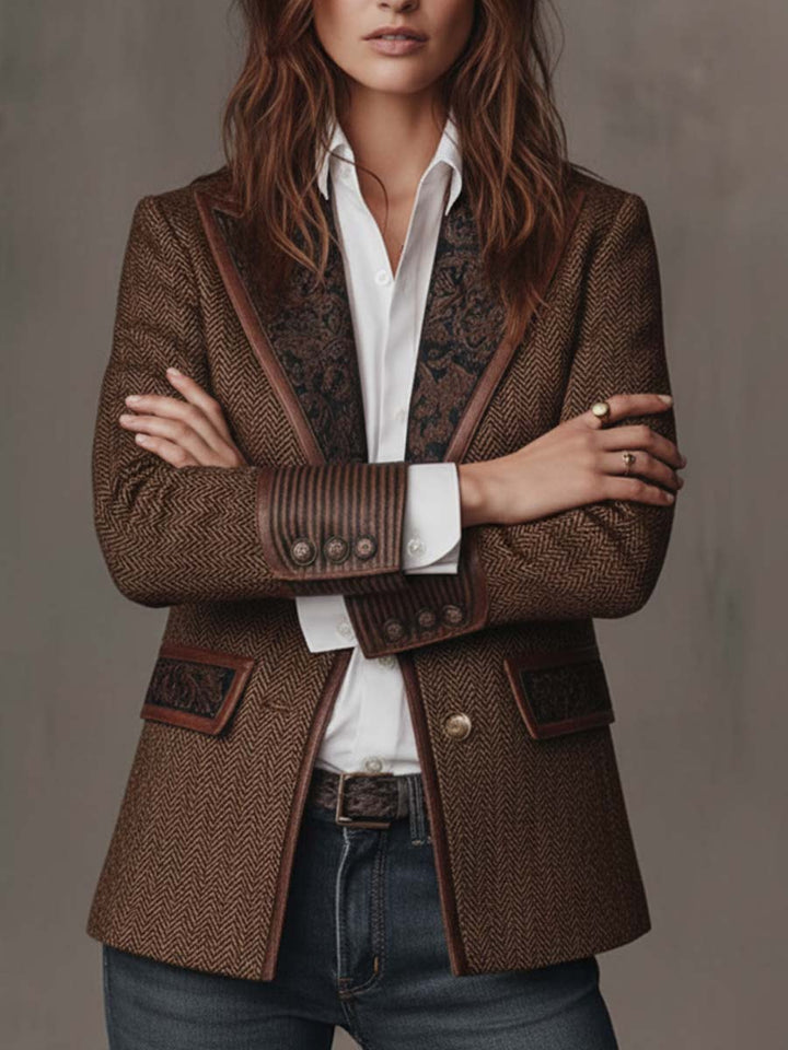 Herringbone Blazer