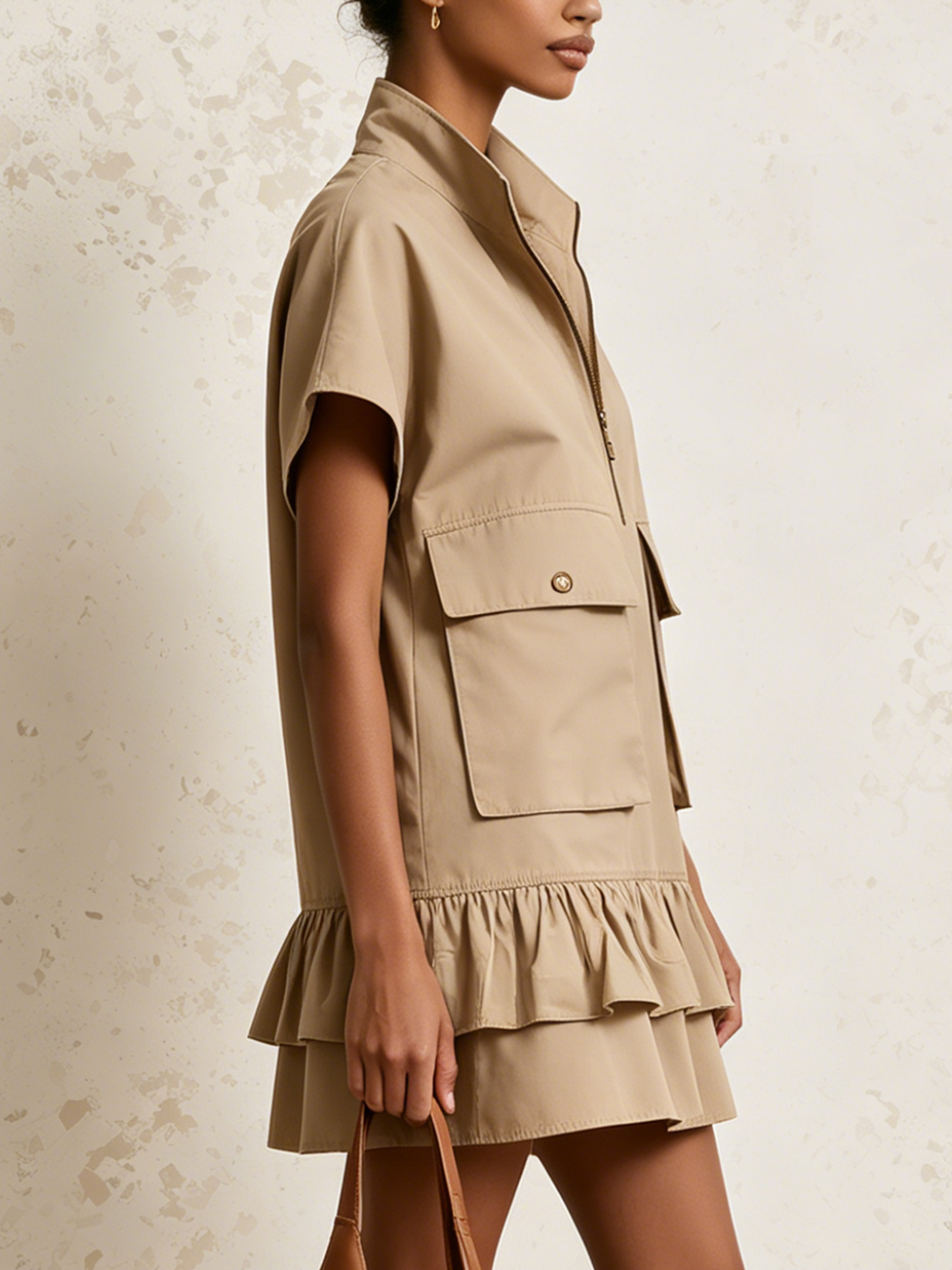 Harlow Utility Cargo Mini Dress