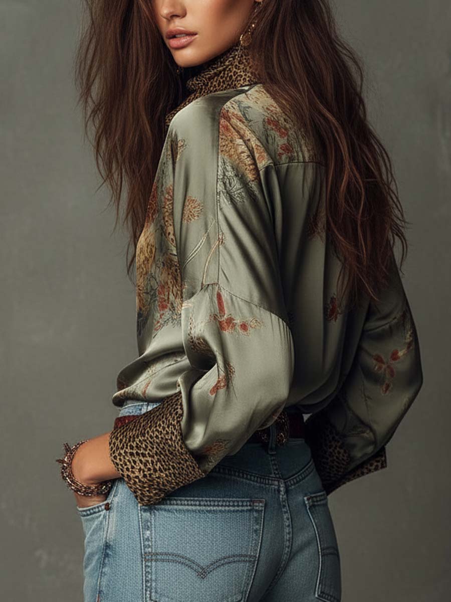 Flora Satin Shirt