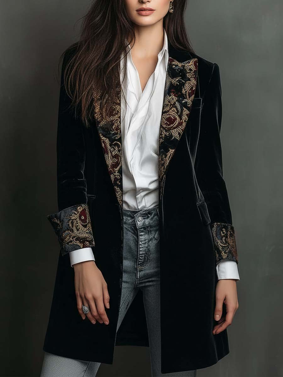 Black Velvet Blazer