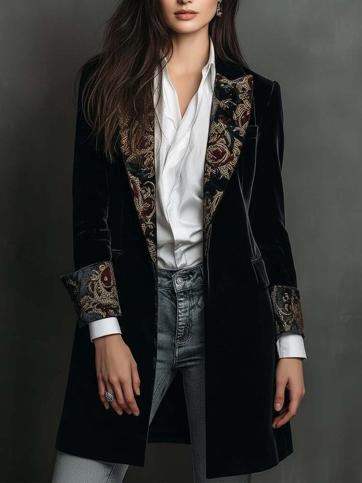 Black Velvet Blazer