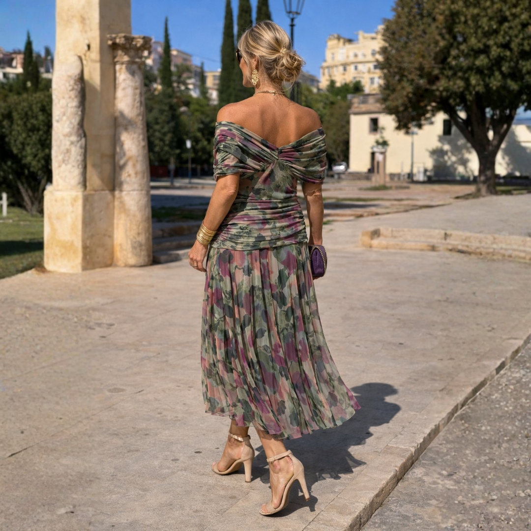 Draped Twist Gown