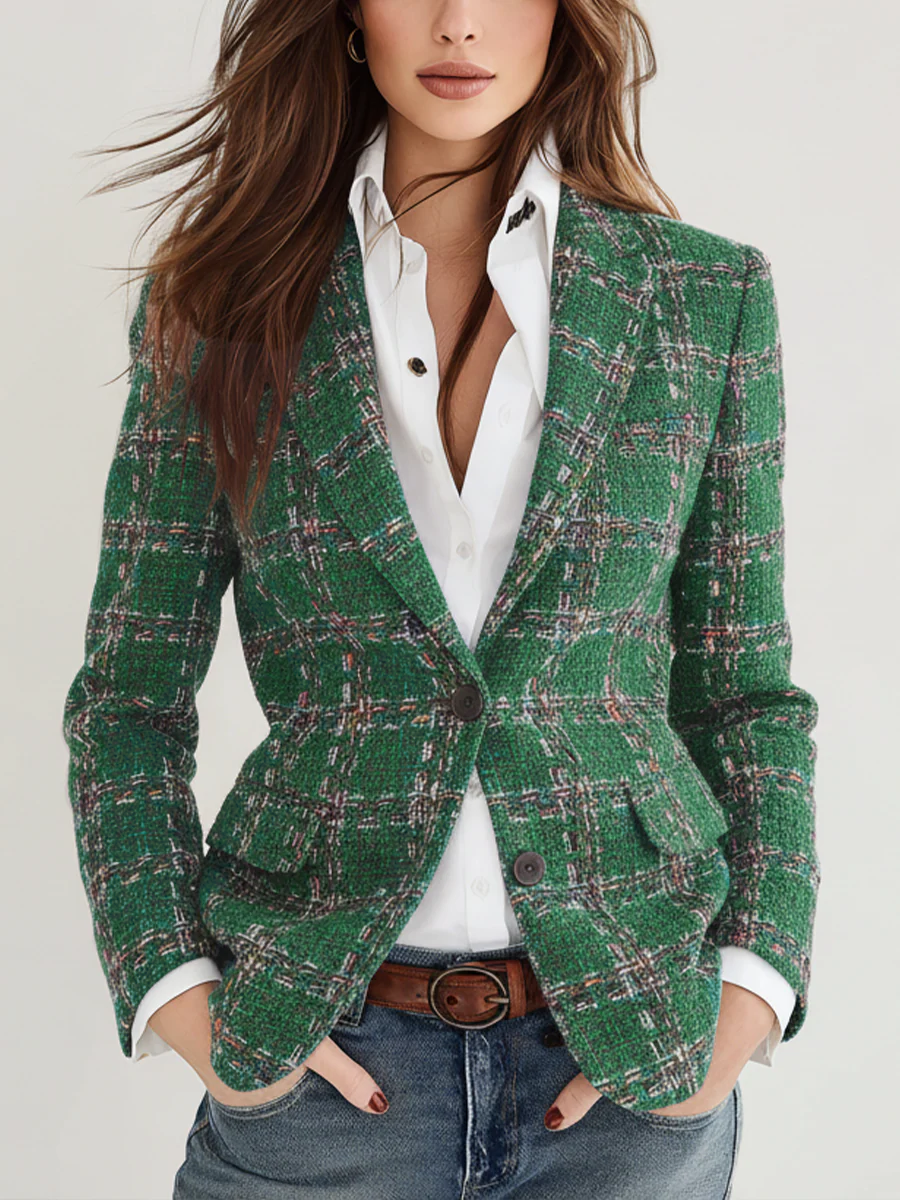 Plaid Blazer