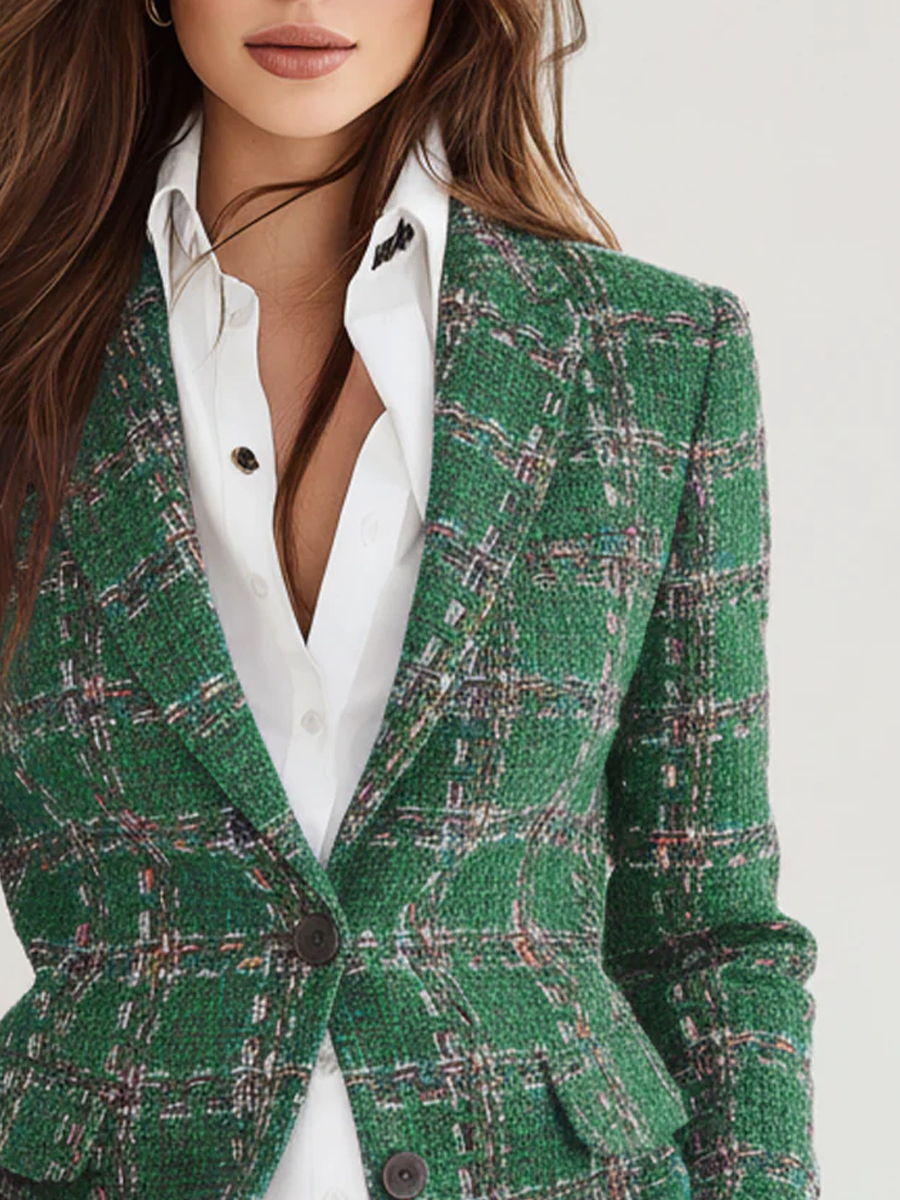 Plaid Blazer