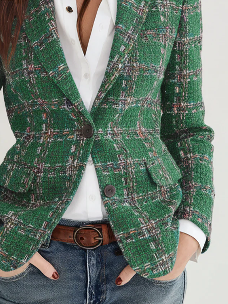 Plaid Blazer