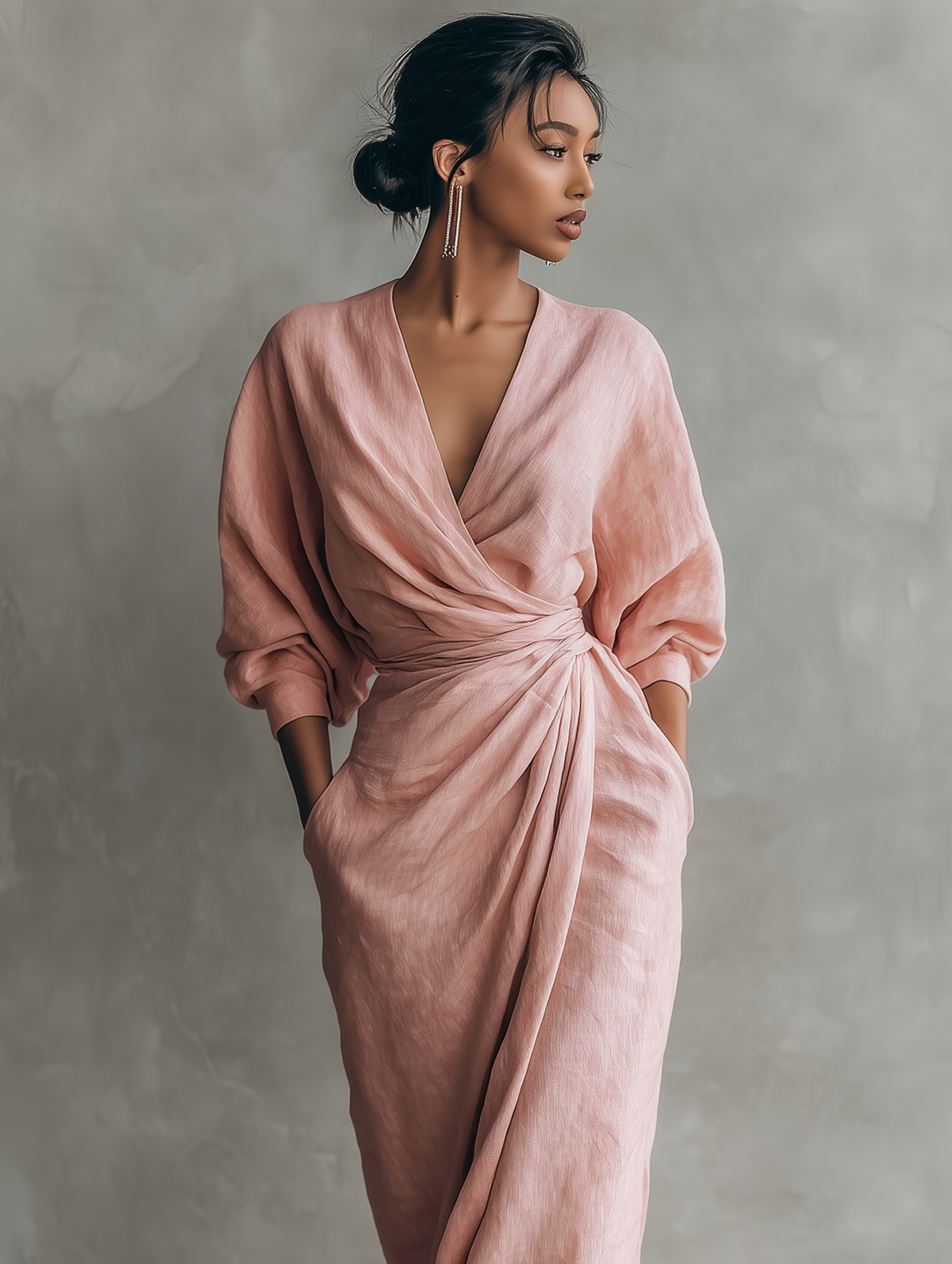 V-Neck Maxi Dress