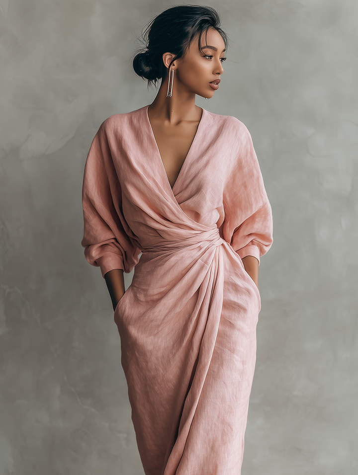 V-Neck Maxi Dress