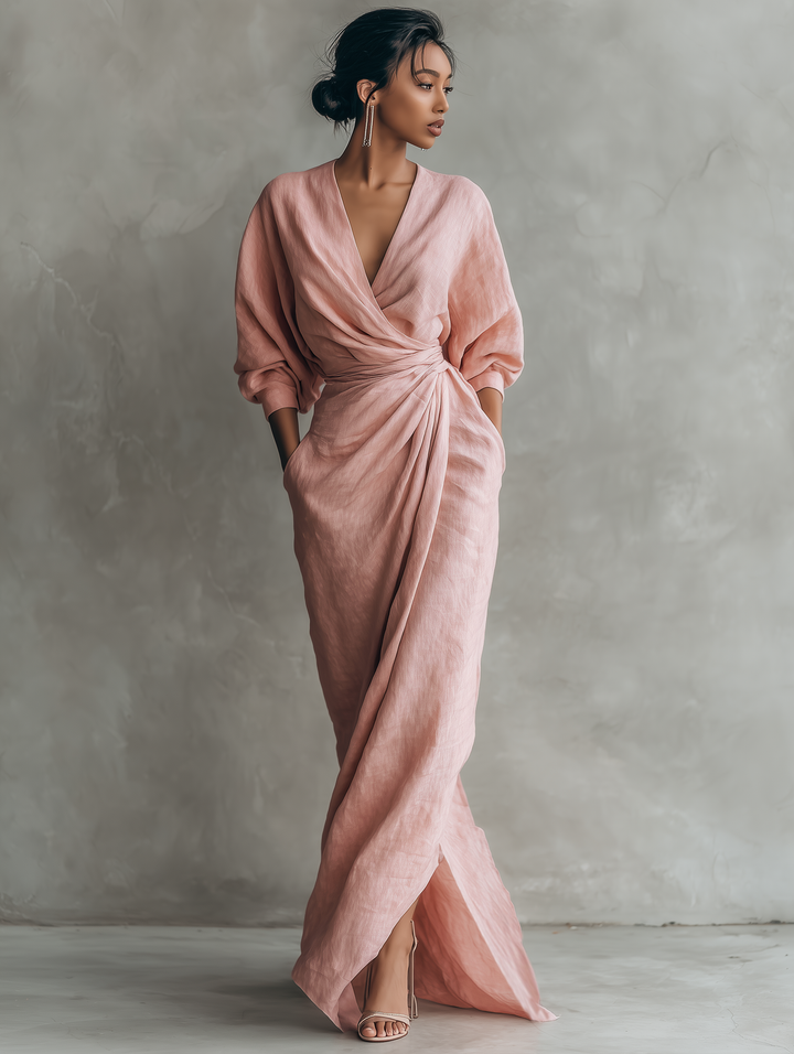 V-Neck Maxi Dress