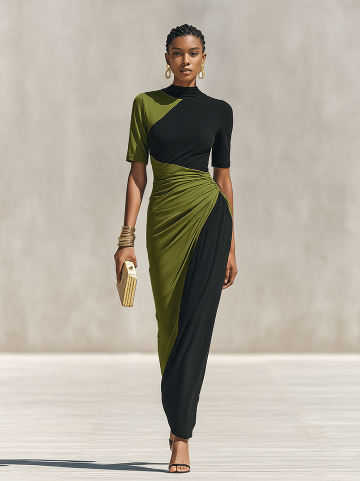 Olive Green Maxi Dress