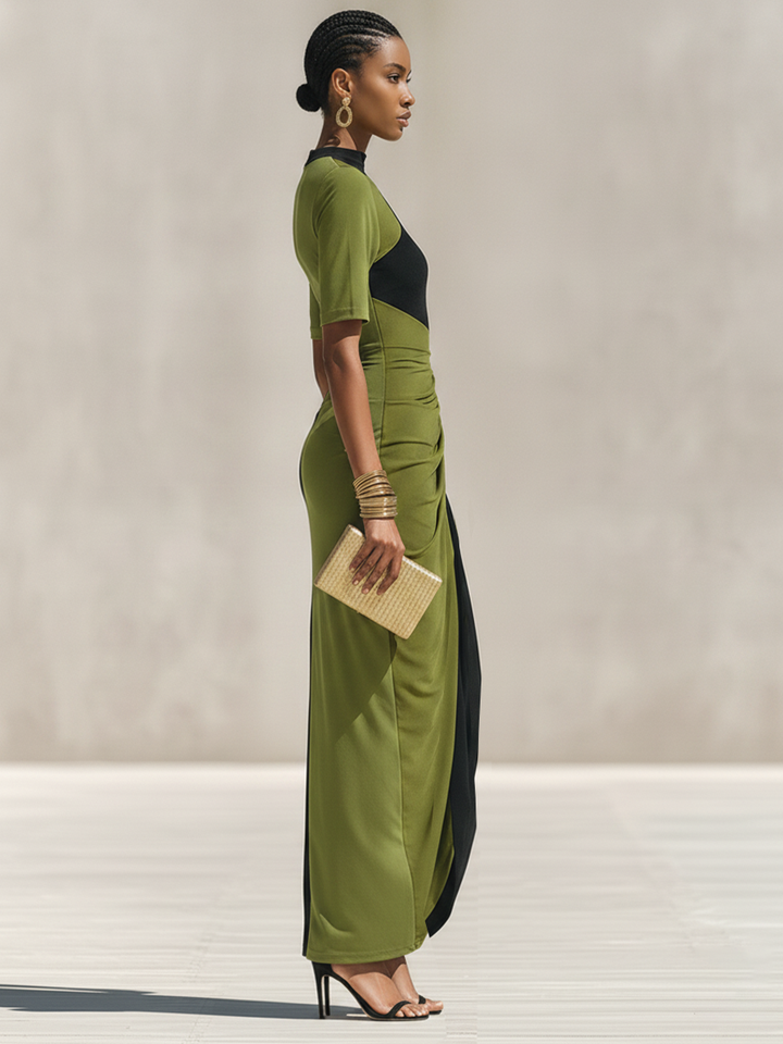 Olive Green Maxi Dress