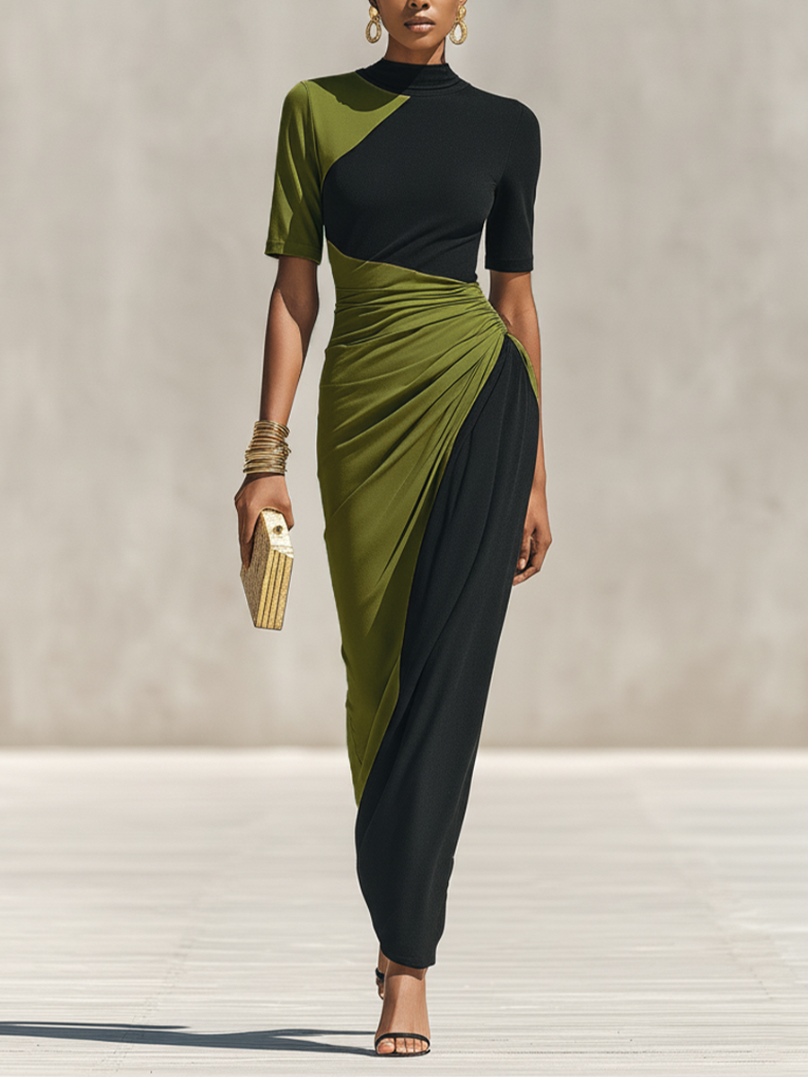 Olive Green Maxi Dress