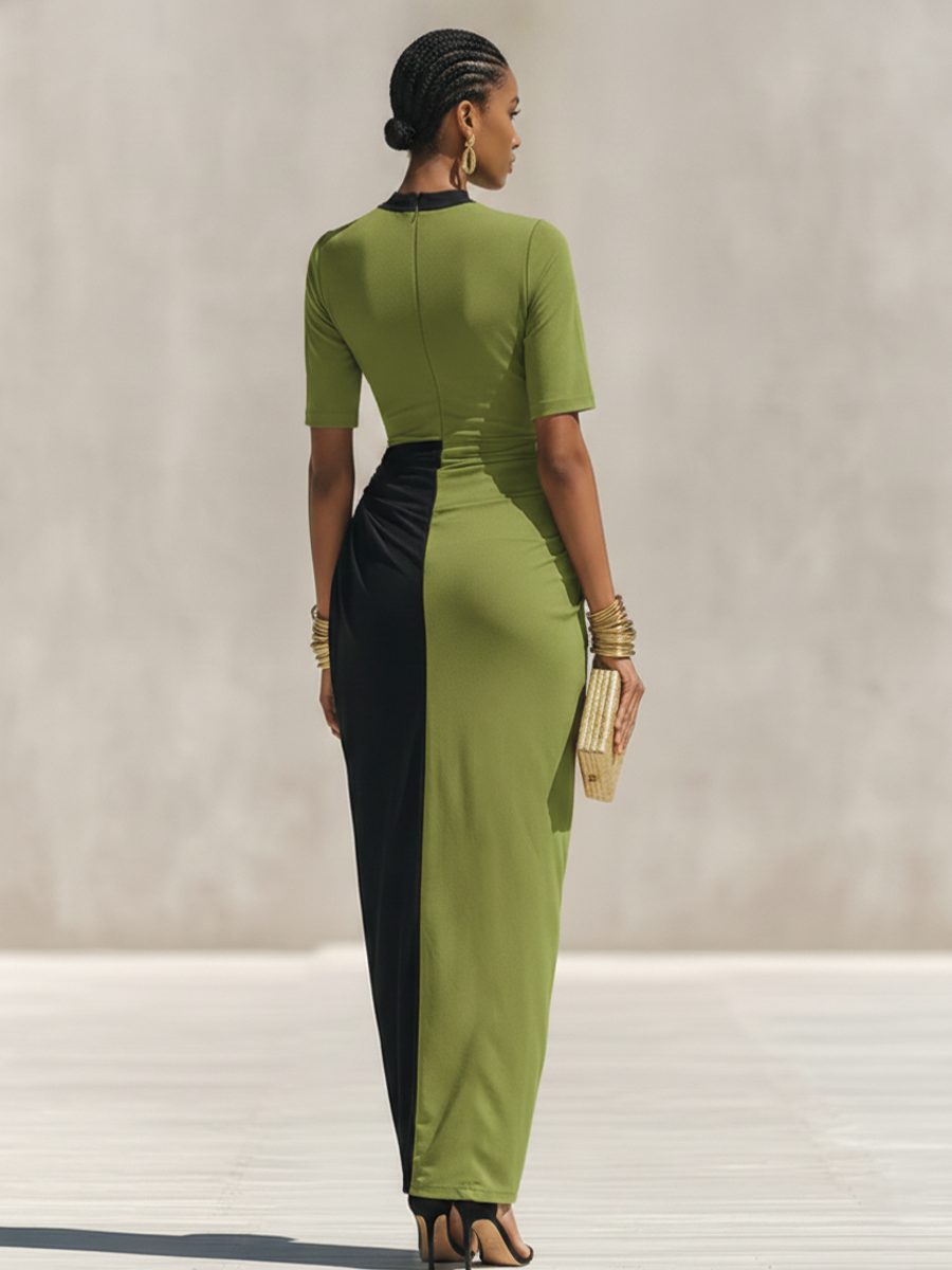 Olive Green Maxi Dress