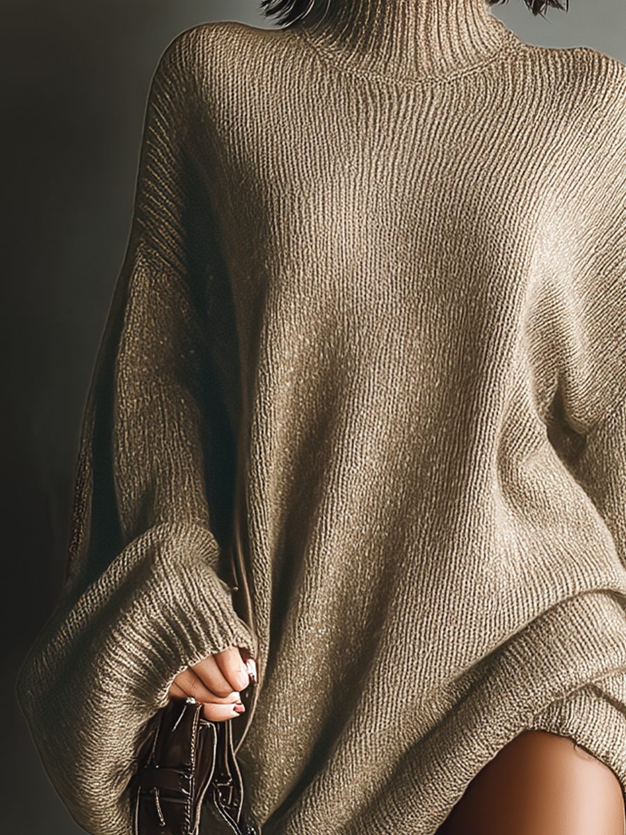 Caramel Knit Dress