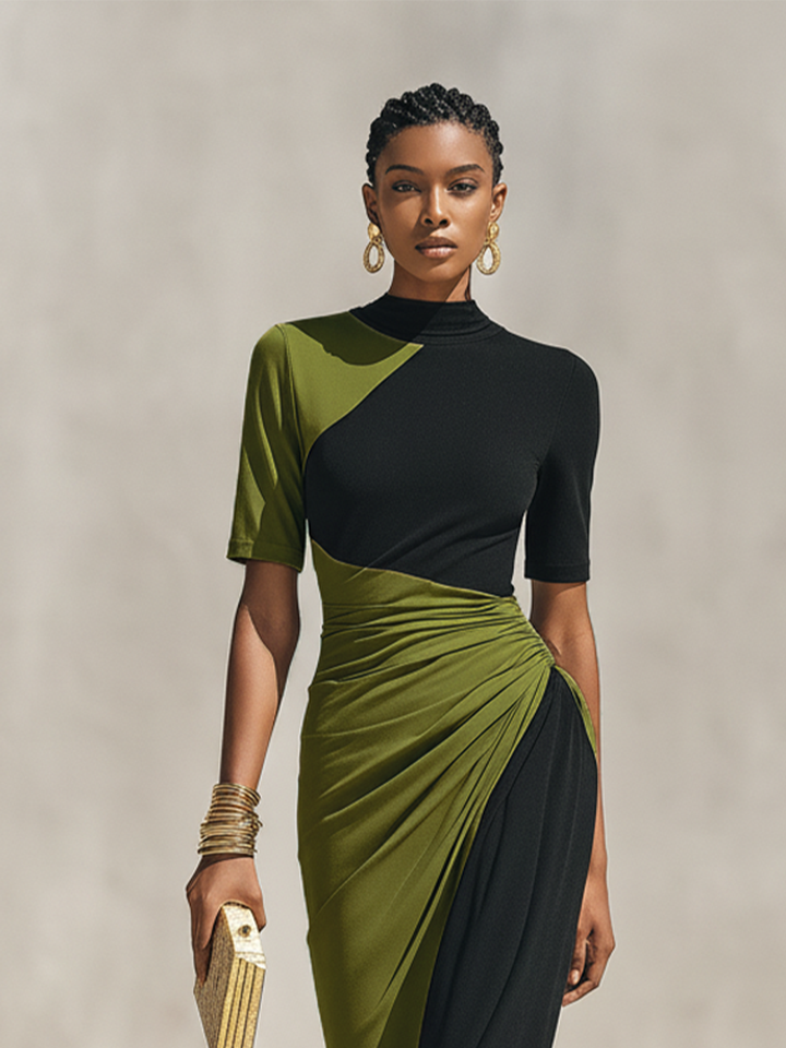 Olive Green Maxi Dress