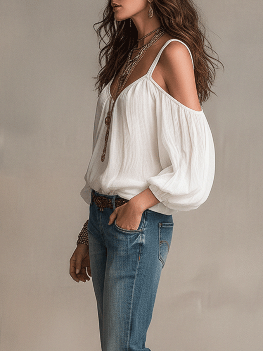 V-Neck Blouse