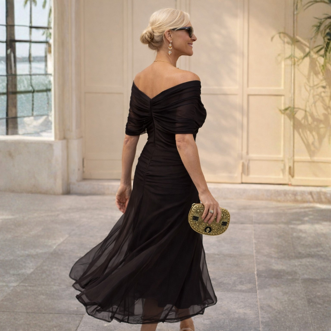 Draped Twist Gown