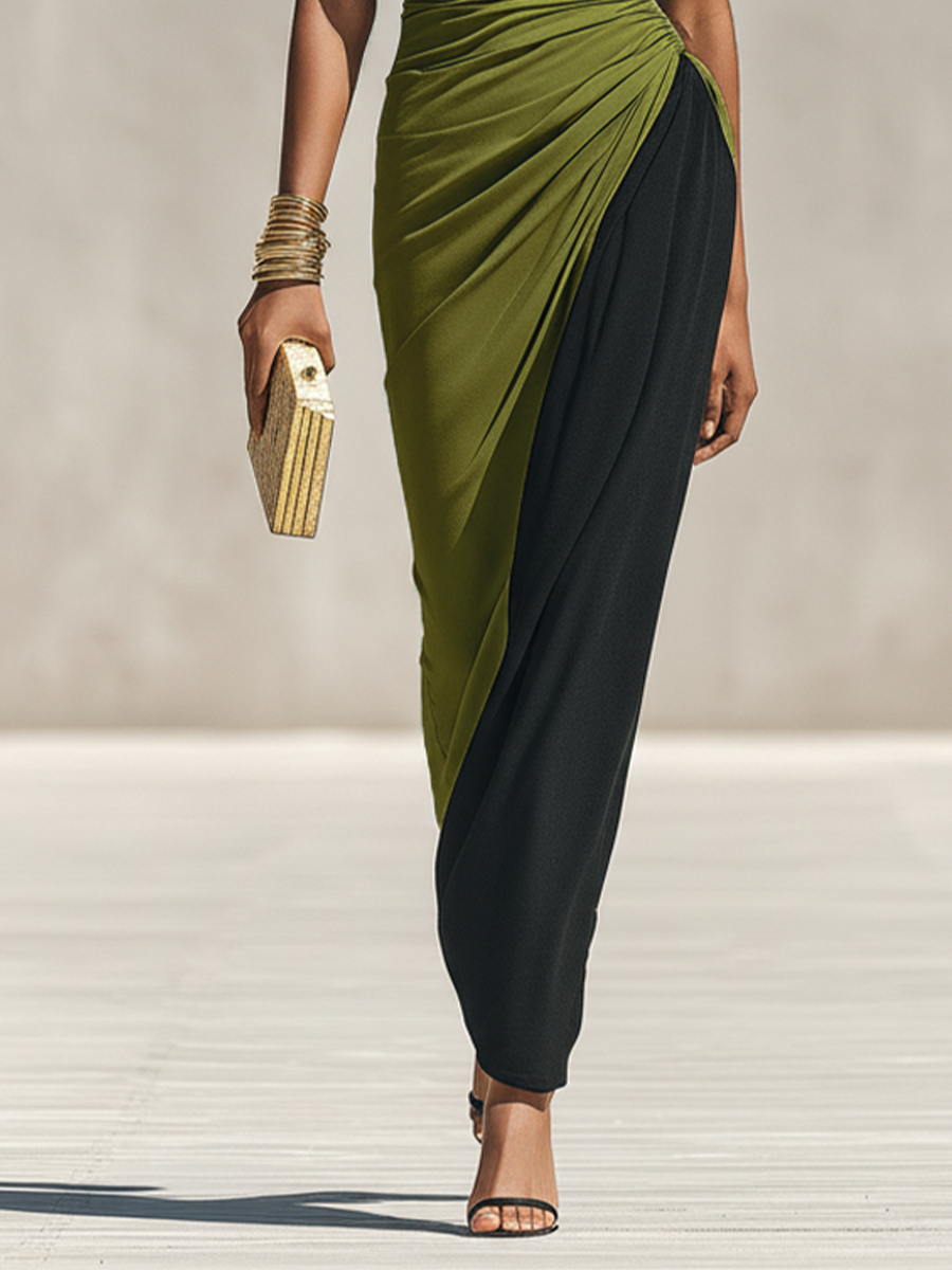 Olive Green Maxi Dress