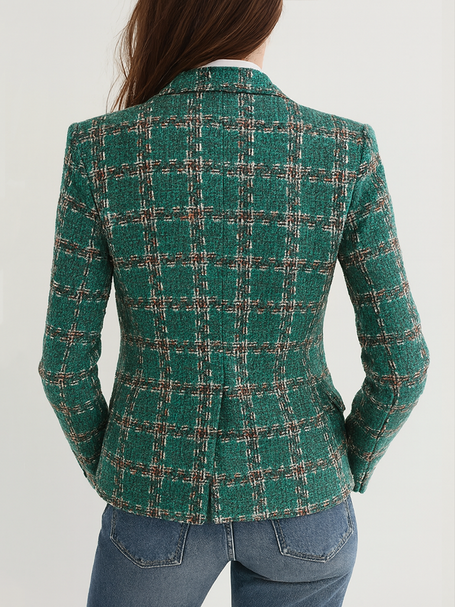 Plaid Blazer