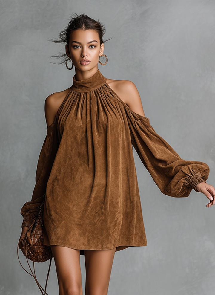 Halter Neck Mini Dress