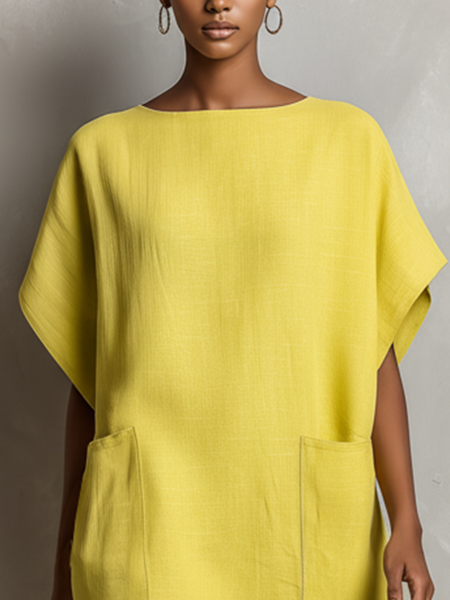 Lime Yellow Shift Dress
