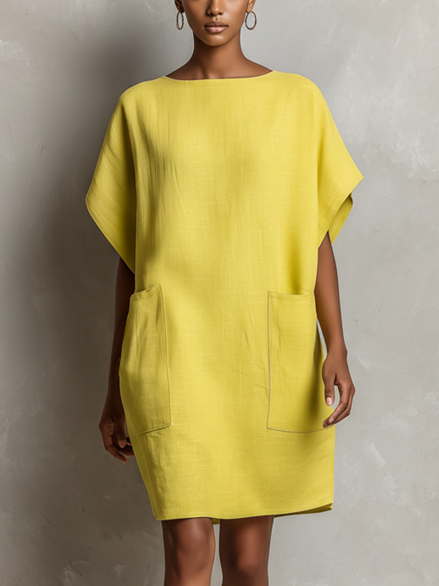 Lime Yellow Shift Dress