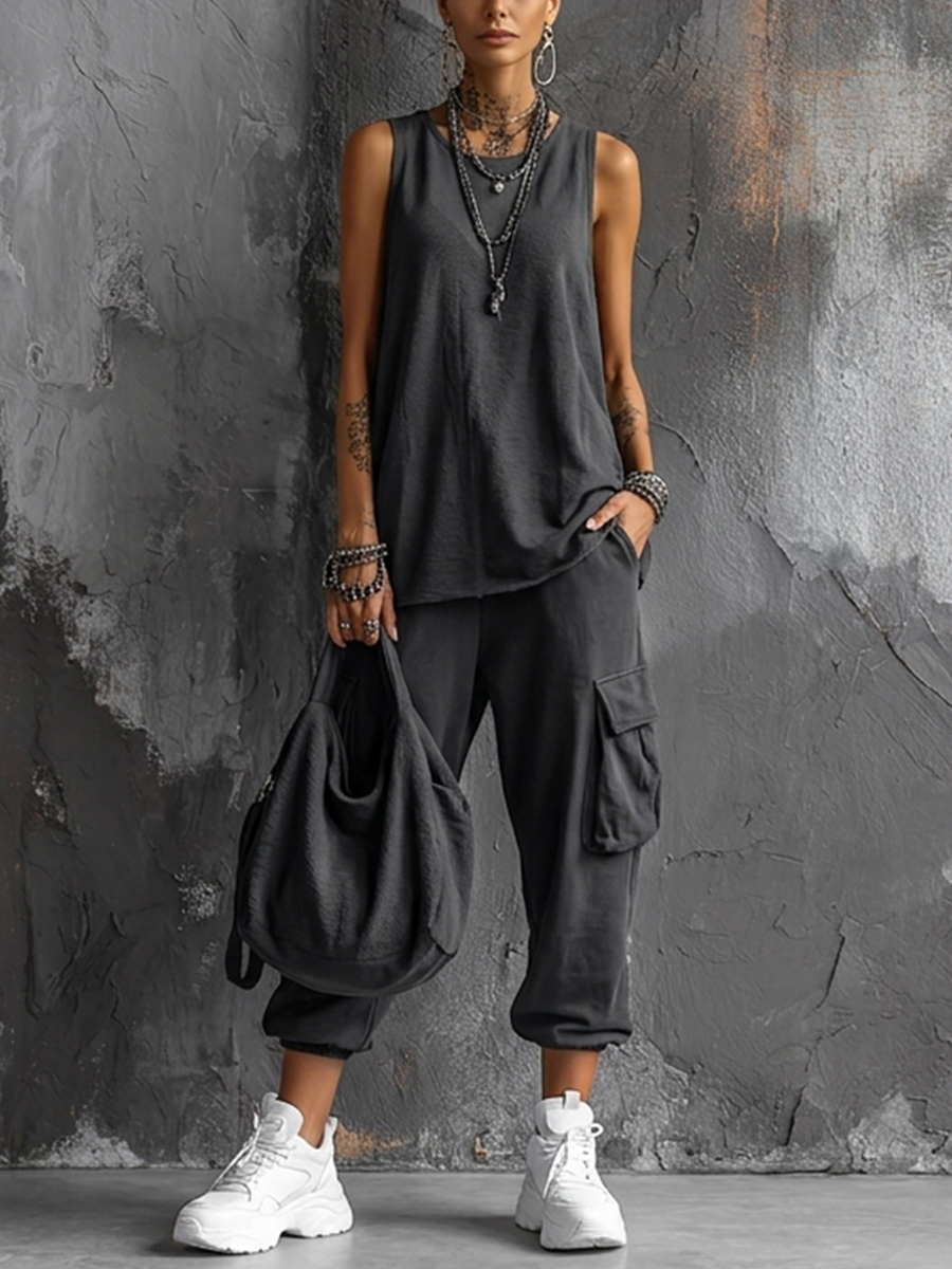 Gray Cotton Set