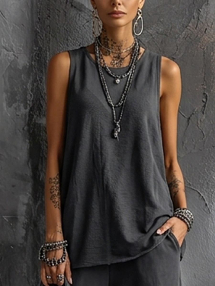 Gray Cotton Set