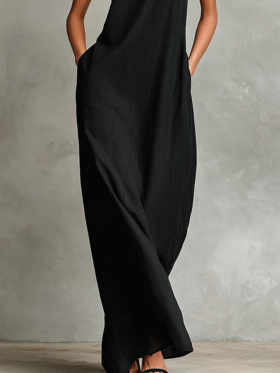 Linen Maxi Dress