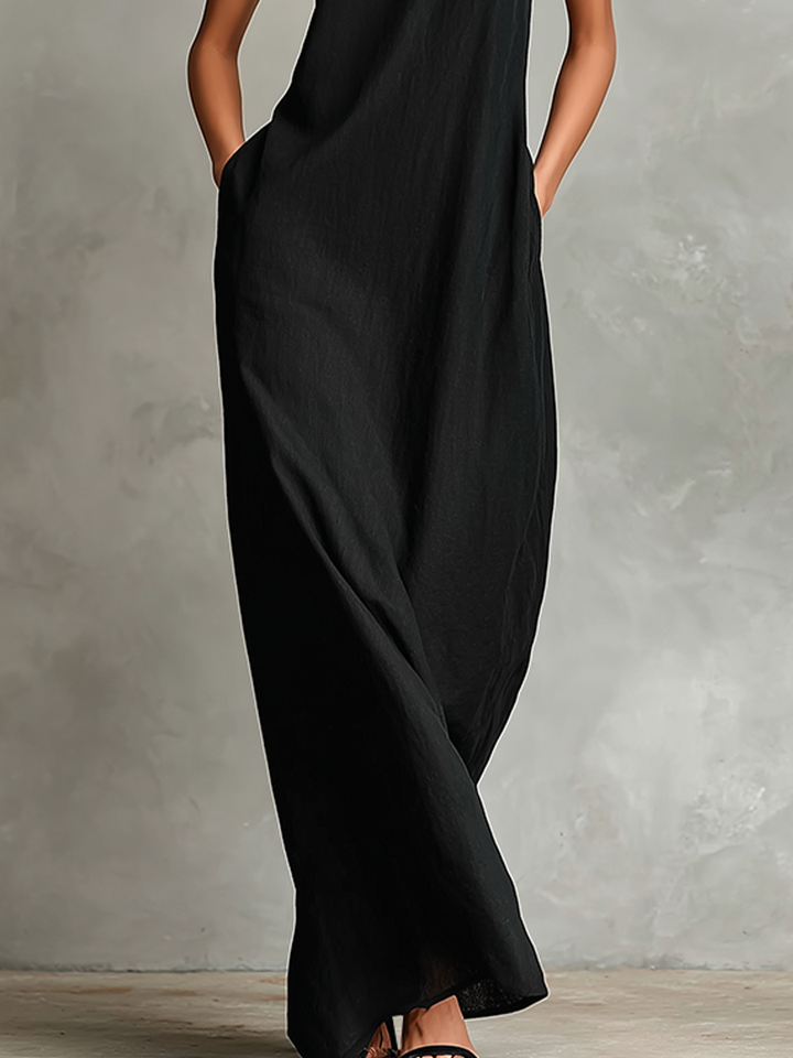 Linen Maxi Dress