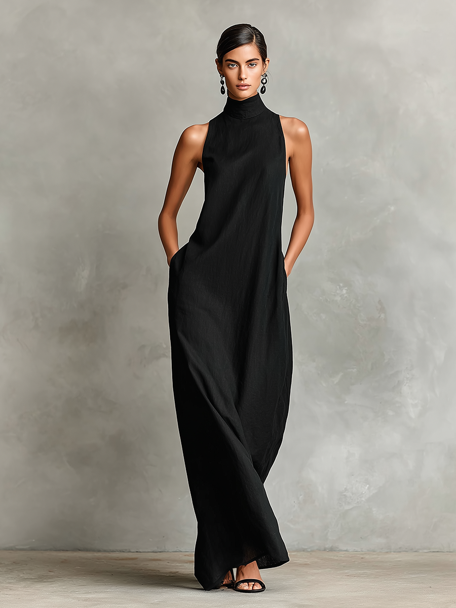 Linen Maxi Dress