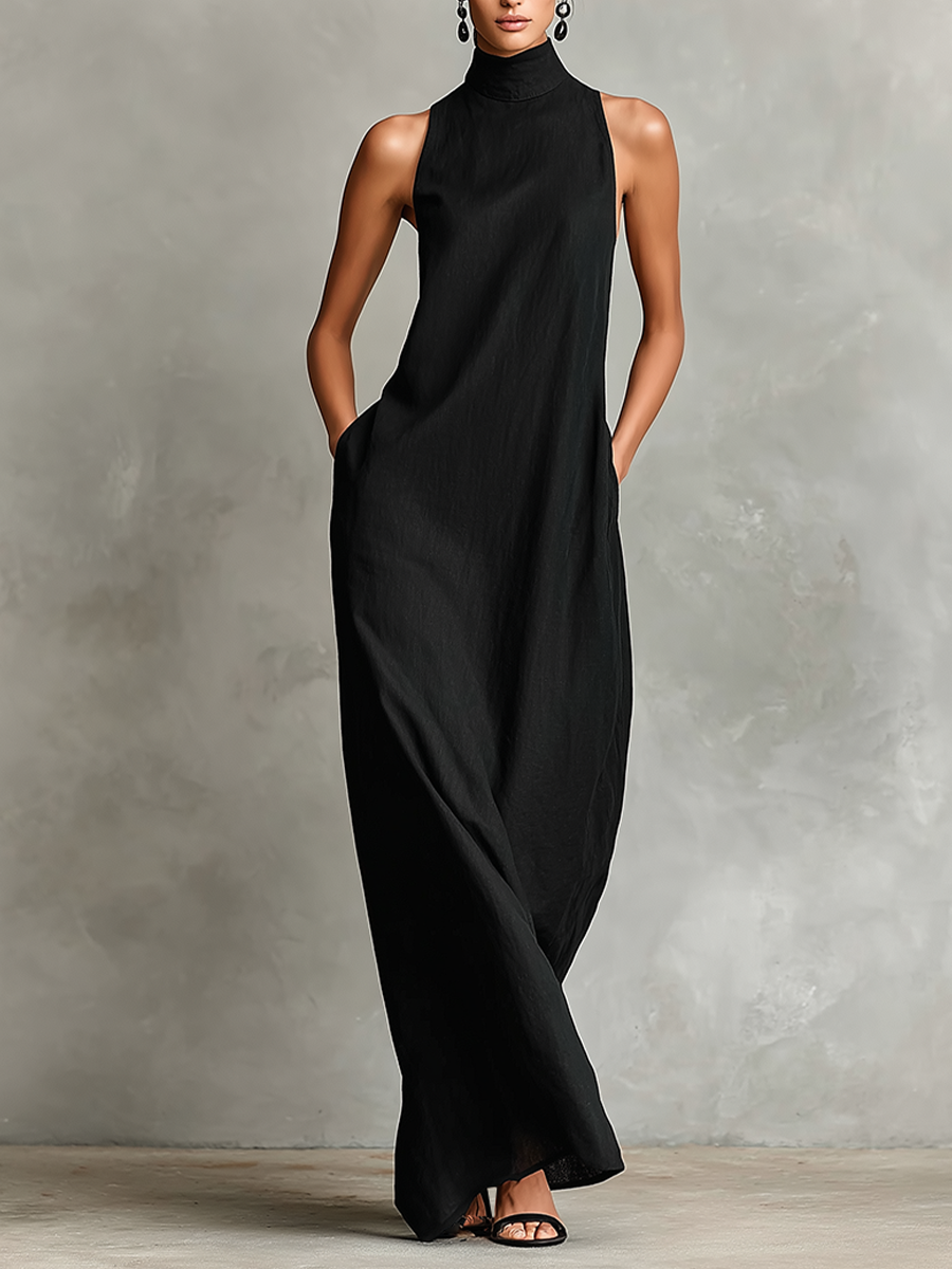 Linen Maxi Dress