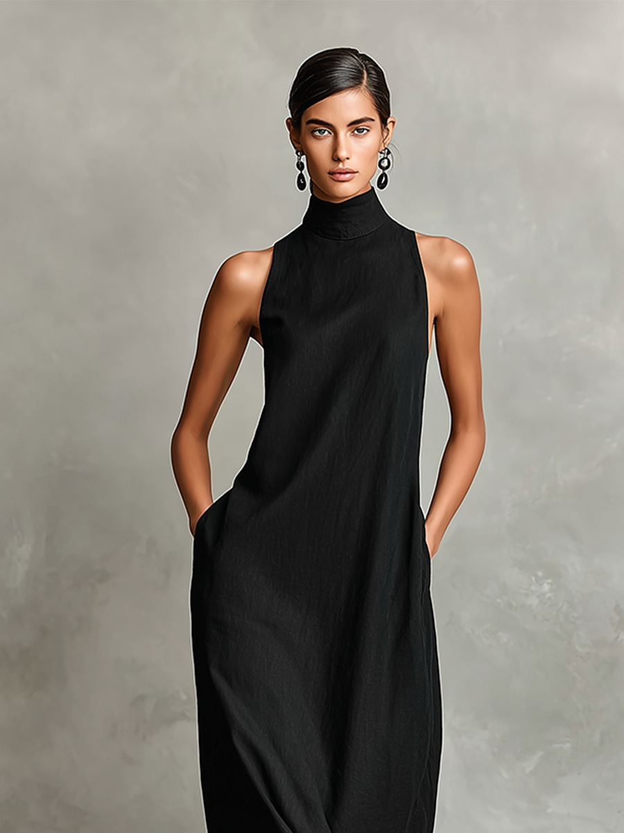 Linen Maxi Dress