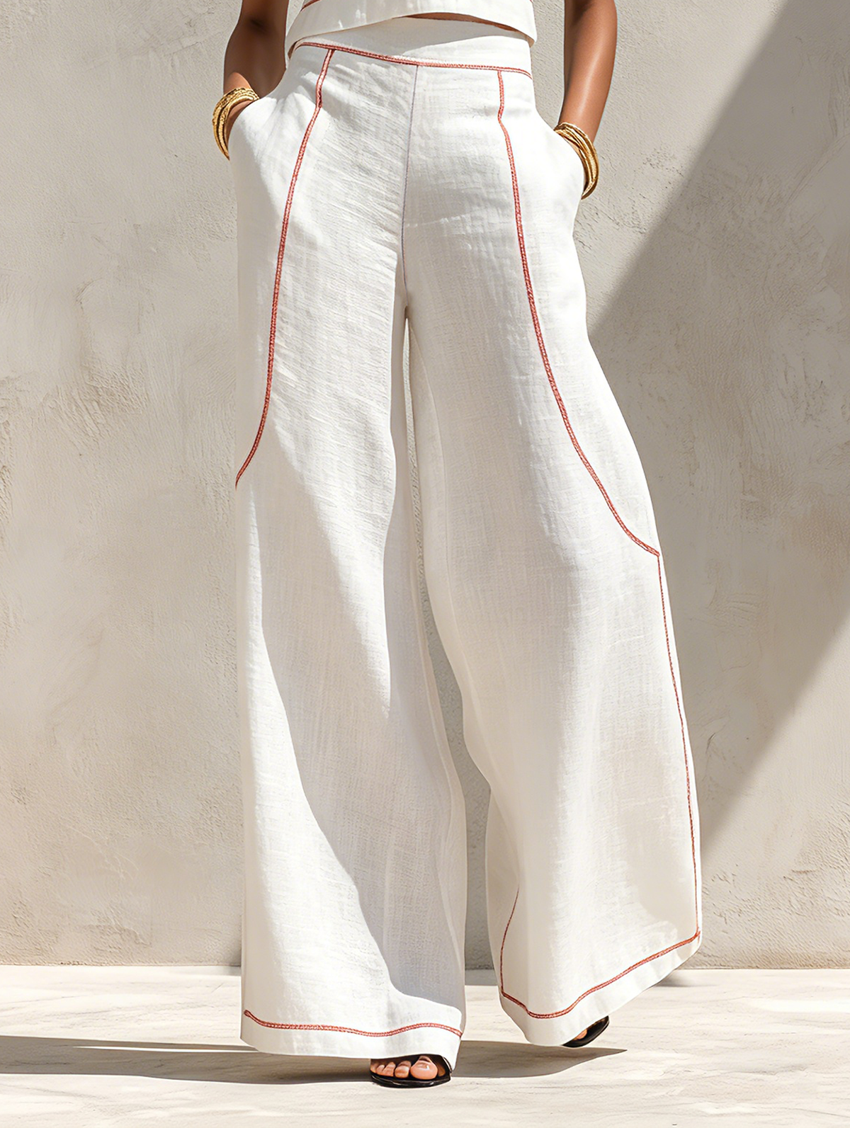 Linen-Blend Set