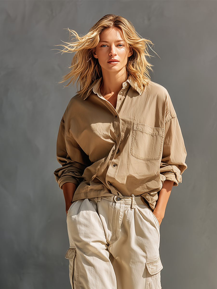 Khaki & Cream Set