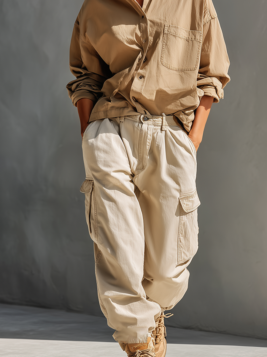 Khaki & Cream Set