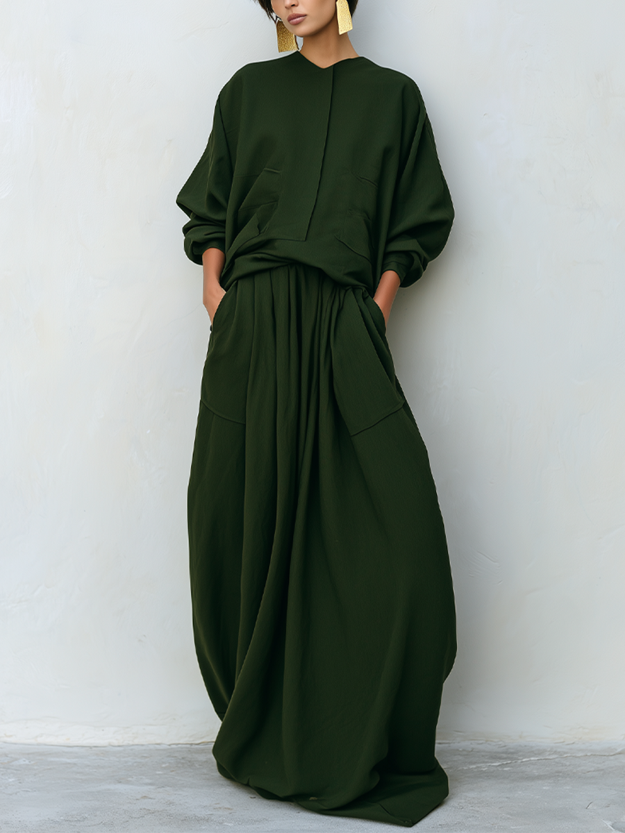 Olive Woven Set