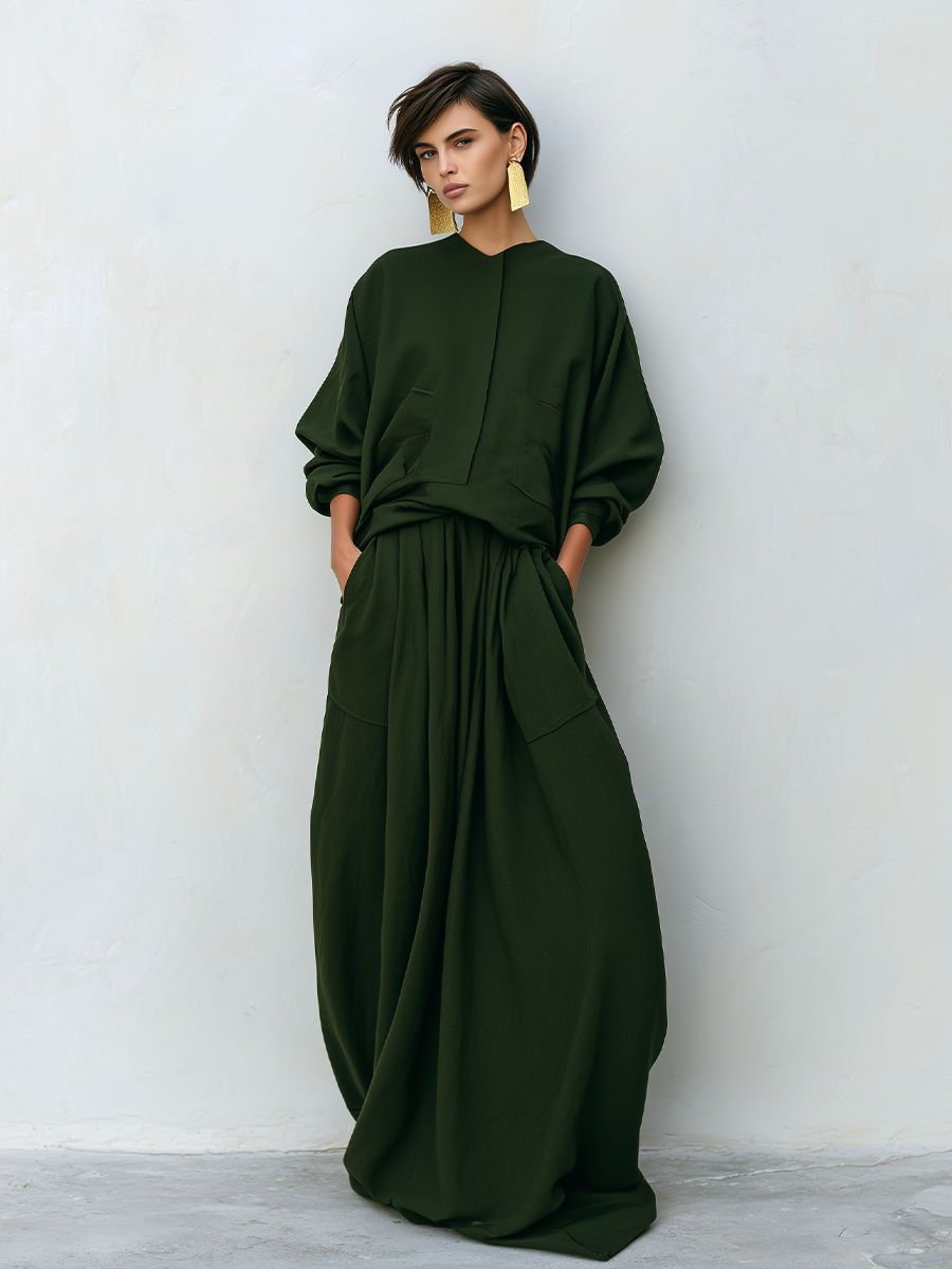Olive Woven Set