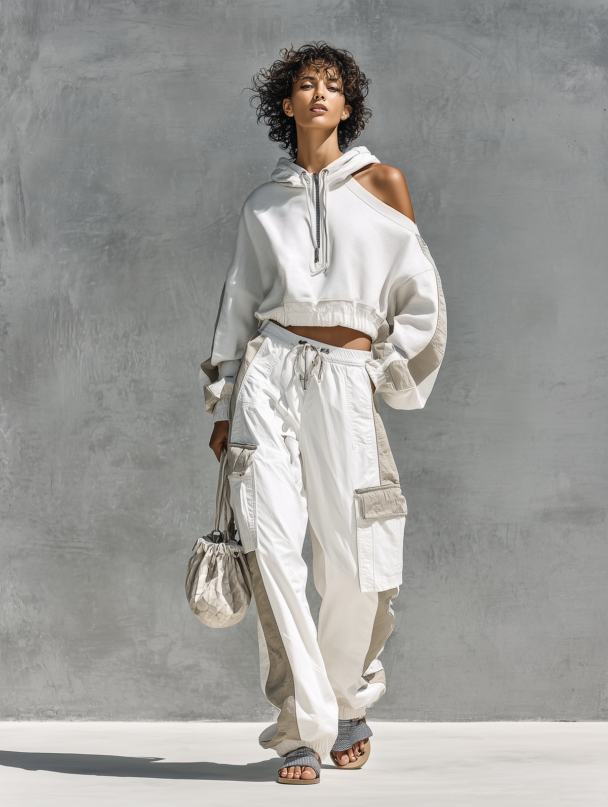 Asymmetrical Hoodie Set